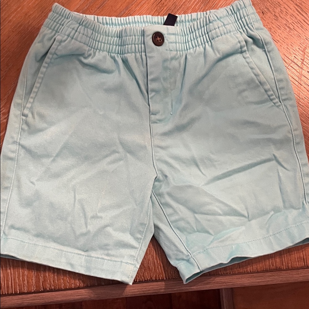 Janie and Jack Aqua Flat Front Shorts